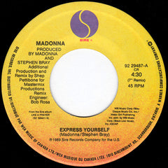 Madonna - Express Yourself - 1989