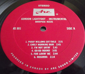 Mariposa Reeds - Gordon Lightfoot - Instrumental - 1968