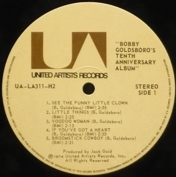 Bobby Goldsboro - 10th Anniversary Album - 1974