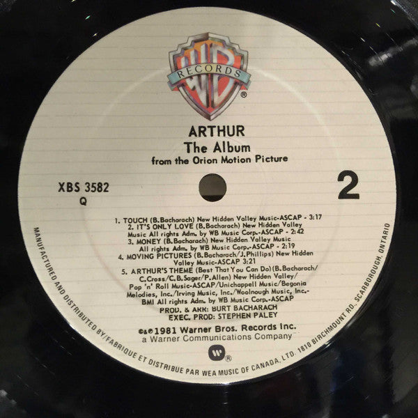 Various - Arthur - The Album - 1981