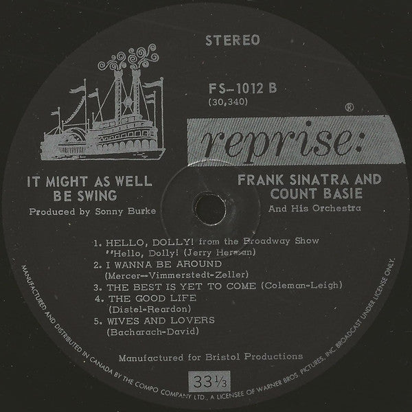 Frank Sinatra • Count Basie Orchestra - It Might As Well Be Swing - 1964