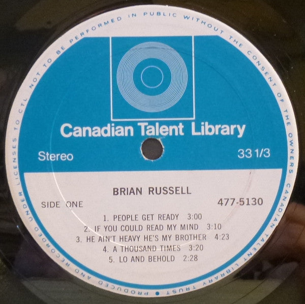 Brian Russell - People Get Ready - 1970