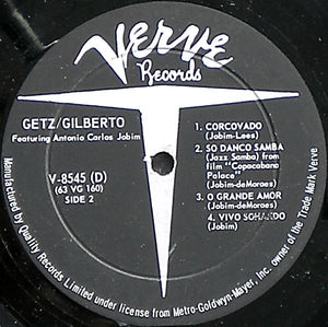 Stan Getz,João Gilberto - Getz / Gilberto Vinyl Record