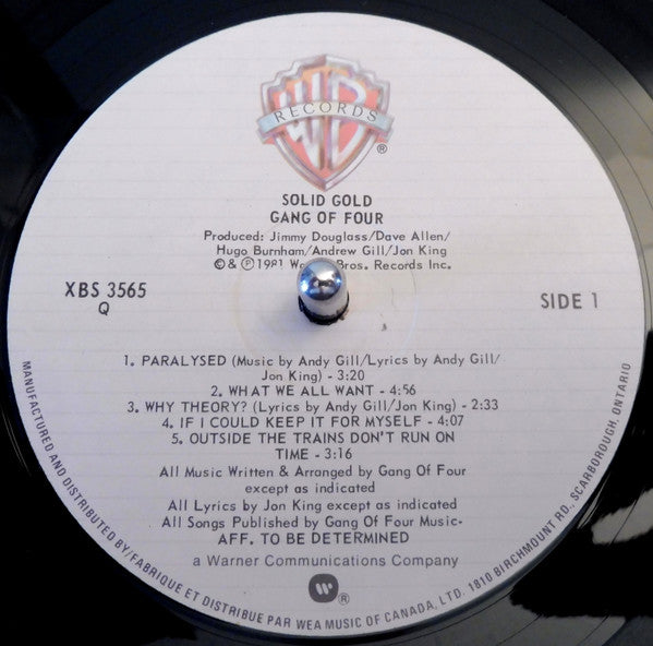 Gang Of Four - Solid Gold - 1981