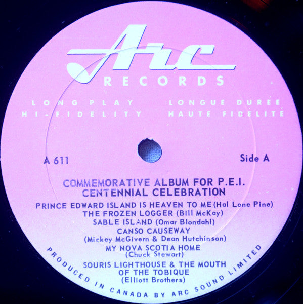 Various - Prince Edward Island Centennial Commemorative Album - 1964