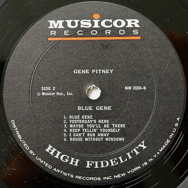 Gene Pitney - Blue Gene