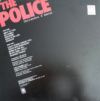 Police, The - Outlandos D'Amour - 1979