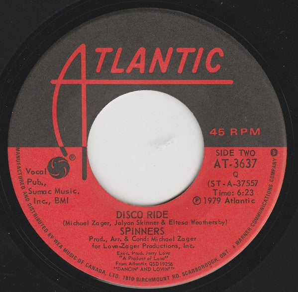 Spinners - Working My Way Back To You