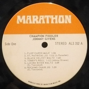 Johnny Givens - Champion Fiddler Johnny Givens - 1973