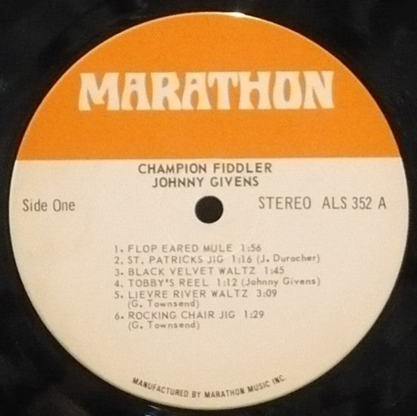 Johnny Givens - Champion Fiddler Johnny Givens - 1973