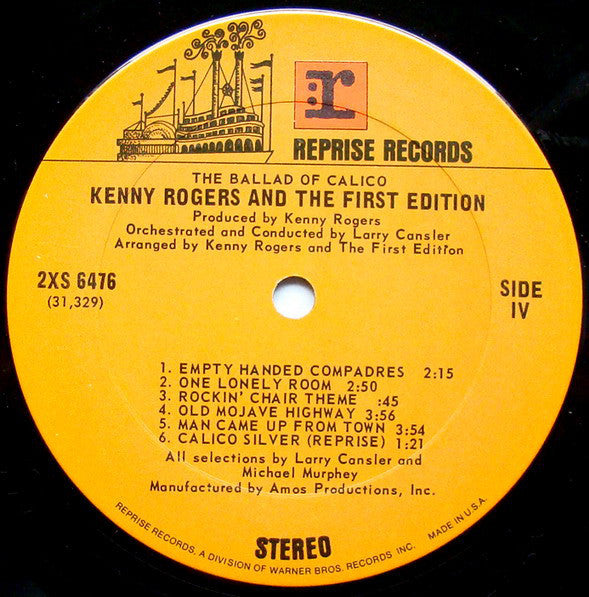 Kenny Rogers & The First Edition - The Ballad Of Calico - 1972