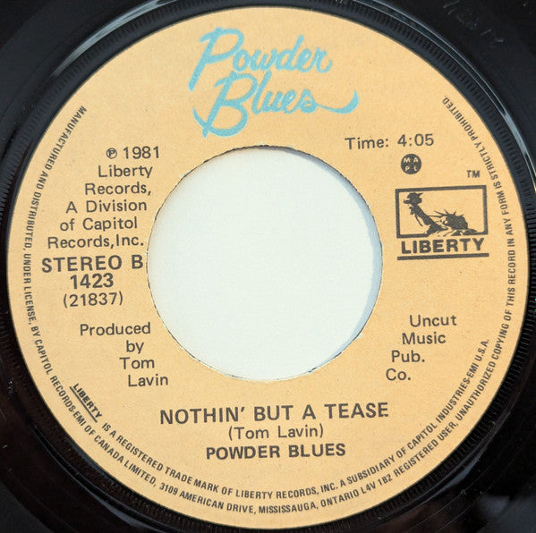 Powder Blues - Thirsty Ears - 1981