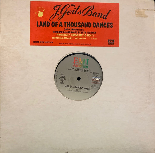 J. Geils Band, The - Land Of A Thousand Dances - 1982