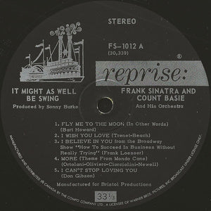 Frank Sinatra • Count Basie Orchestra - It Might As Well Be Swing - 1964