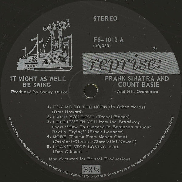 Frank Sinatra • Count Basie Orchestra - It Might As Well Be Swing - 1964