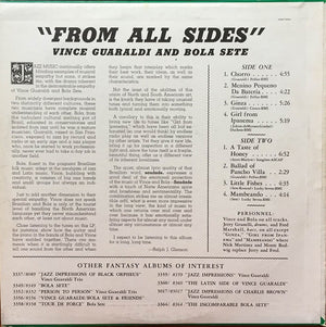 Vince Guaraldi And Bola Sete - From All Sides - 1964