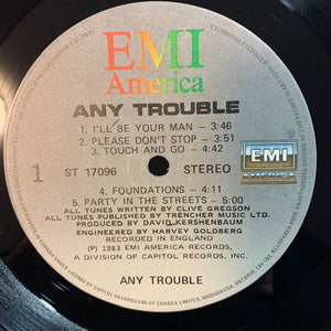 Any Trouble - Any Trouble - 1983
