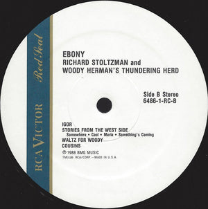 Richard Stoltzman & Woody Herman And The Thundering Herd - Ebony - 1988