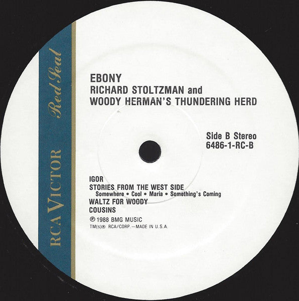 Richard Stoltzman & Woody Herman And The Thundering Herd - Ebony - 1988