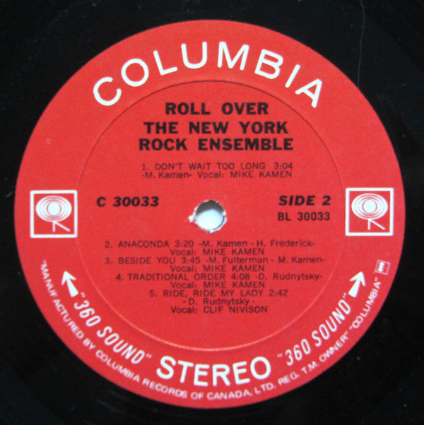 The New York Rock Ensemble - Roll Over