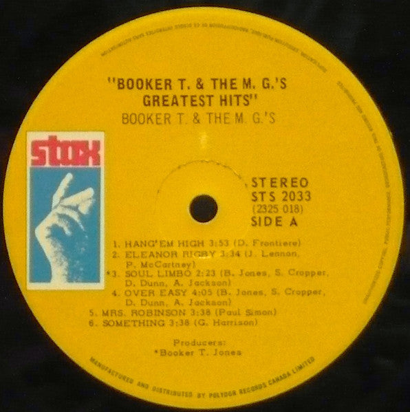 Booker T & The MG's - Booker T. & The M.G.'s Greatest Hits