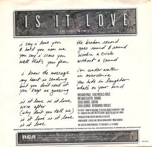 Mr. Mister - Is It Love