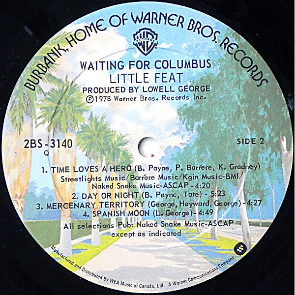 Little Feat - Waiting For Columbus  - 1978