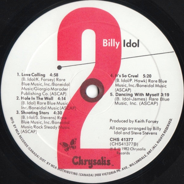 Billy Idol - Billy Idol - 1982