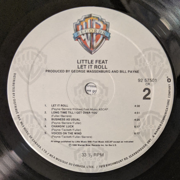 Little Feat - Let It Roll - 1988