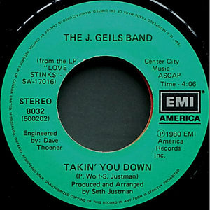 J. Geils Band, The - Come Back - 1980