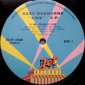 Ozzy Osbourne - Live E.P.