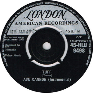 Ace Cannon - Tuff / Sittin' - 1962