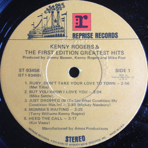 Kenny Rogers & The First Edition - Greatest Hits Vinyl Record