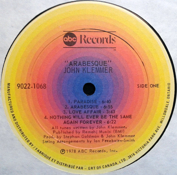 John Klemmer - Arabesque
