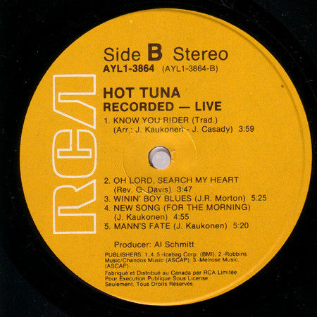 Hot Tuna - Hot Tuna -