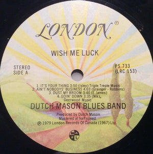 Dutch Mason Blues Band - Wish Me Luck - 1979