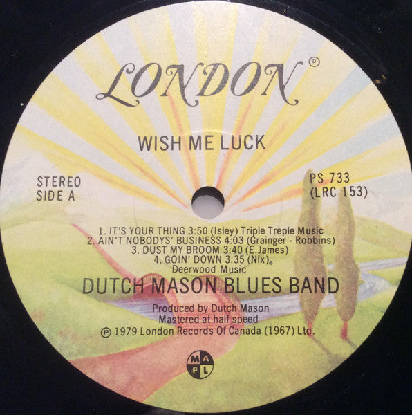 Dutch Mason Blues Band - Wish Me Luck - 1979