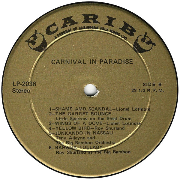 Various Featuring John Chipman's Junkanoo Champions - Carnival In Paradise -