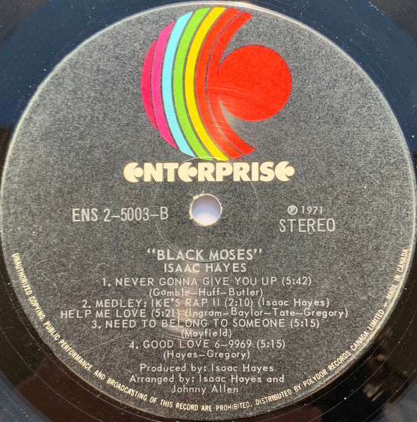 Isaac Hayes - Black Moses - 1971