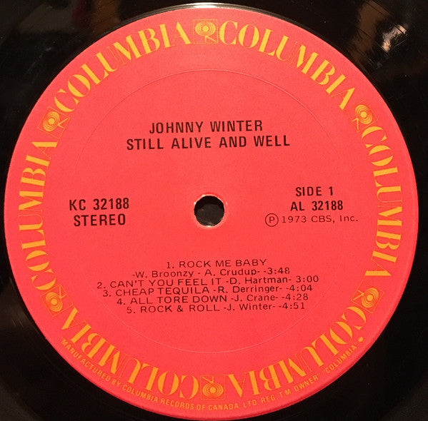Johnny Winter - Still Alive And Well - 1973