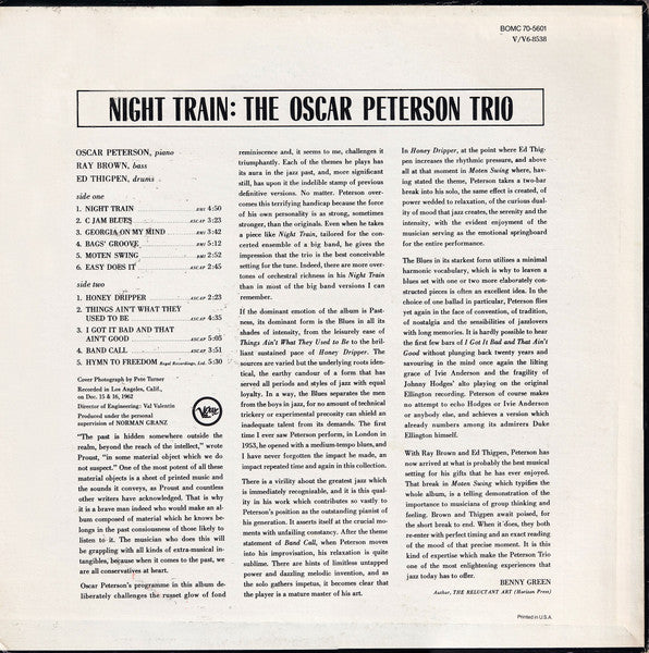 Oscar Peterson Trio, The - Night Train -