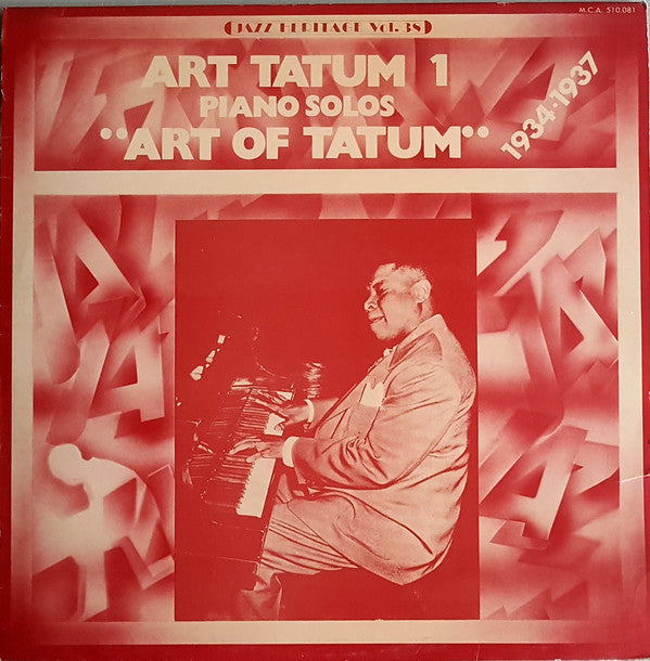 Art Tatum - Art Tatum 1 Piano Solos "Art Of Tatum" 1934-1937
