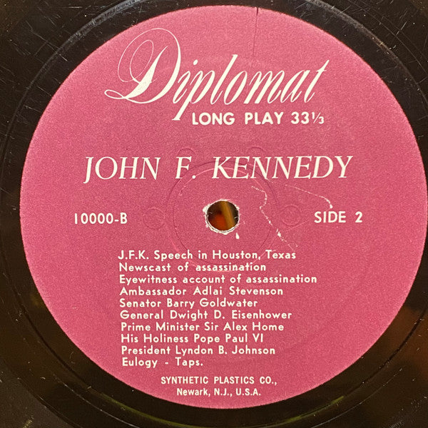 John F. Kennedy - John Fitzgerald Kennedy 1917-1963 (A Memorial Album) - 1963