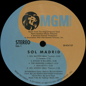 Lalo Schifrin - Sol Madrid (Music From The Original Sound Track) -