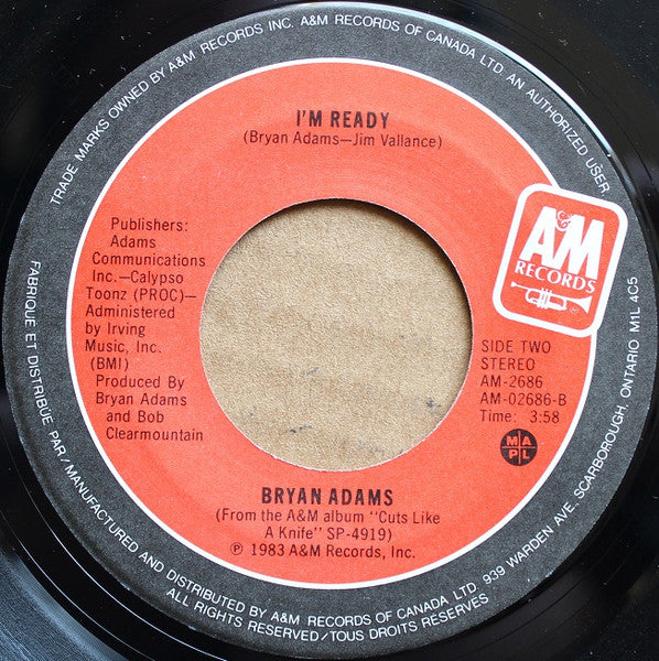 Bryan Adams - Run To You - 1984
