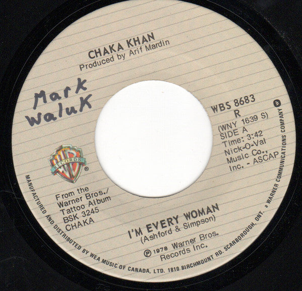 Chaka Khan - I'm Every Woman