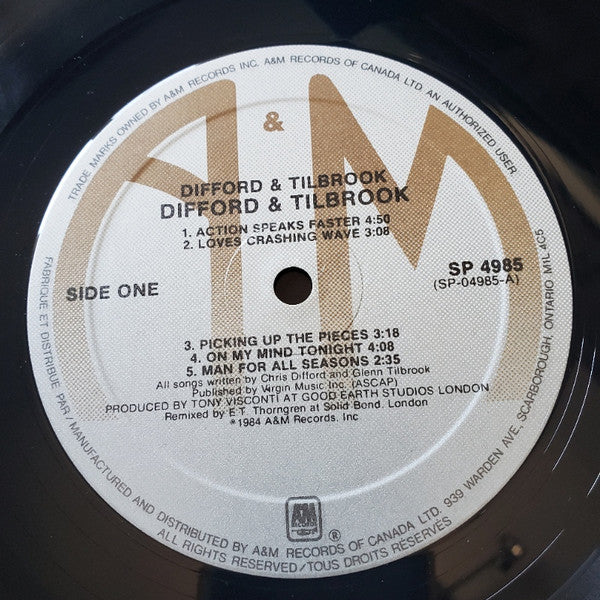 Difford & Tilbrook - Difford & Tilbrook - 1984