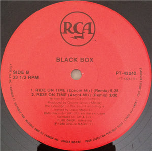 Black Box - Ride On Time (Remix) Vinyl Record