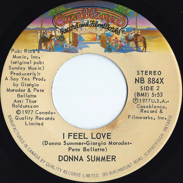 Donna Summer - Can't We Just Sit Down (And Talk It Over) / I Feel Love - 1977
