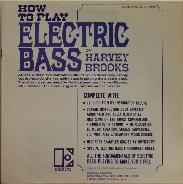 Harvey Brooks - How To Play Electric Bass